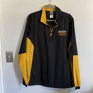 Mizzou Tigers Zip Up windbreaker pullover